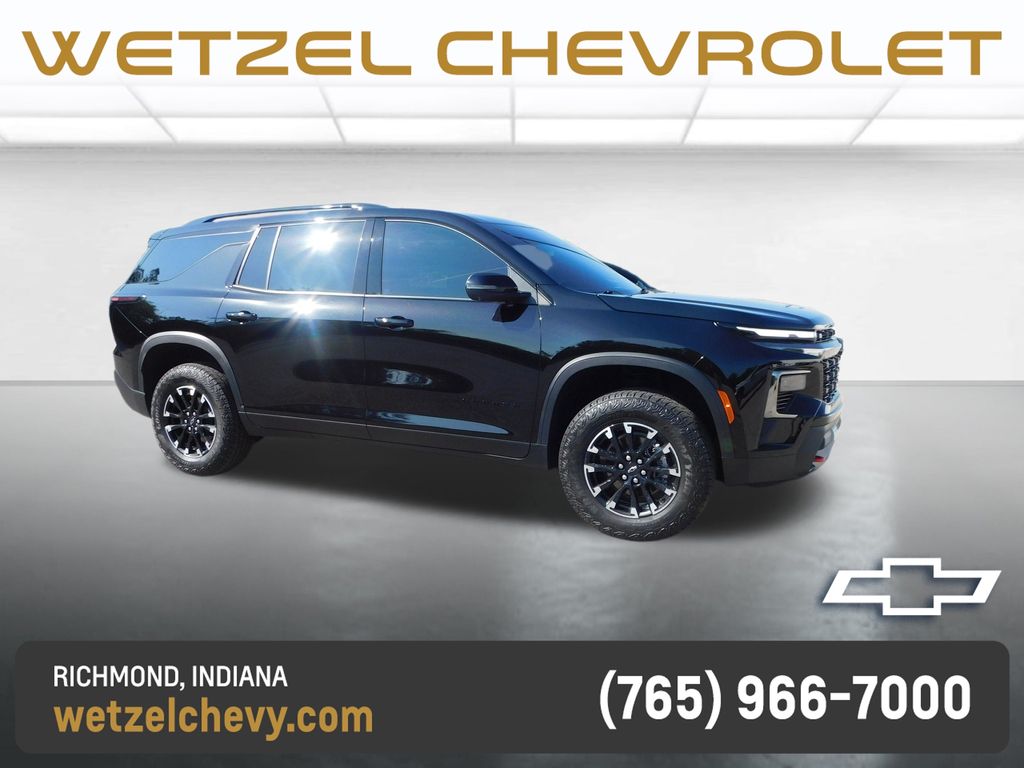 Mosaic Black Metallic 2025 Chevrolet Traverse SUV / Crossover Four-Wheel Drive 8-Speed Automatic