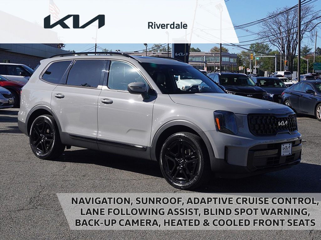 Wolf Gray 2024 Kia Telluride EX X-Line AWD SUV / Crossover All-Wheel Drive 8-Speed Automatic