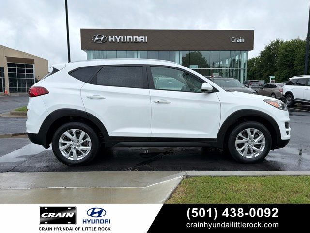 Winter White 2021 Hyundai Tucson SUV / Crossover Front-Wheel Drive 6-Speed Automatic