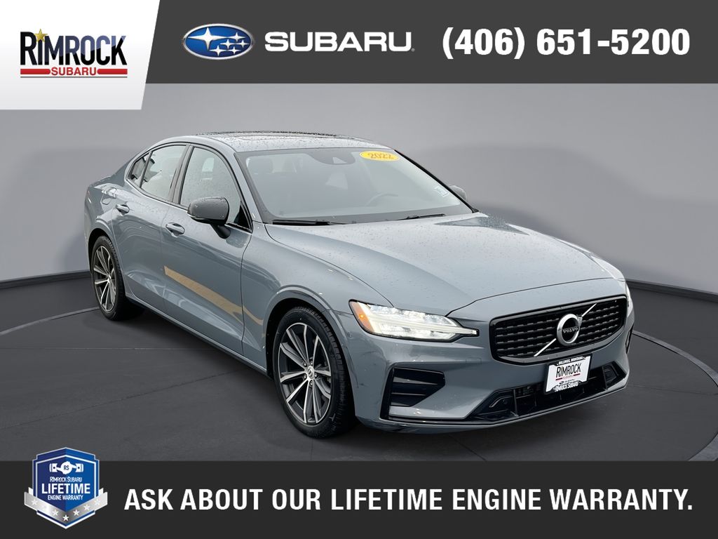 Gray 2022 Volvo S60 B5 Momentum AWD Sedan All-Wheel Drive Automatic