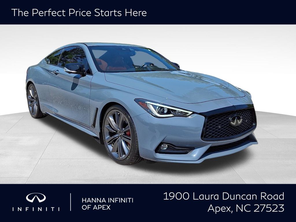 Slate Gray 2021 INFINITI Q60 Red Sport 400 RWD Coupe Rear-Wheel Drive 7-Speed Automatic