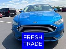 Blue Metallic 2019 Ford Fusion Sedan Front-Wheel Drive 6-Speed Automatic