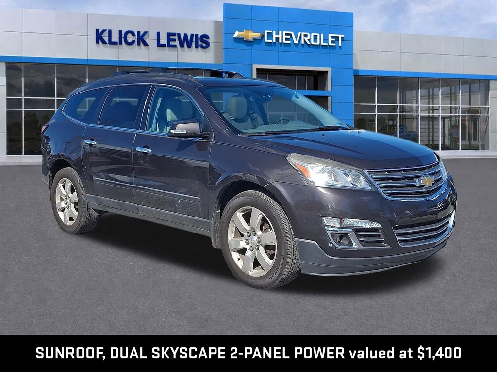 Gray (Tungsten Metallic) 2017 Chevrolet Traverse Premier AWD SUV / Crossover All-Wheel Drive 6-Speed Automatic