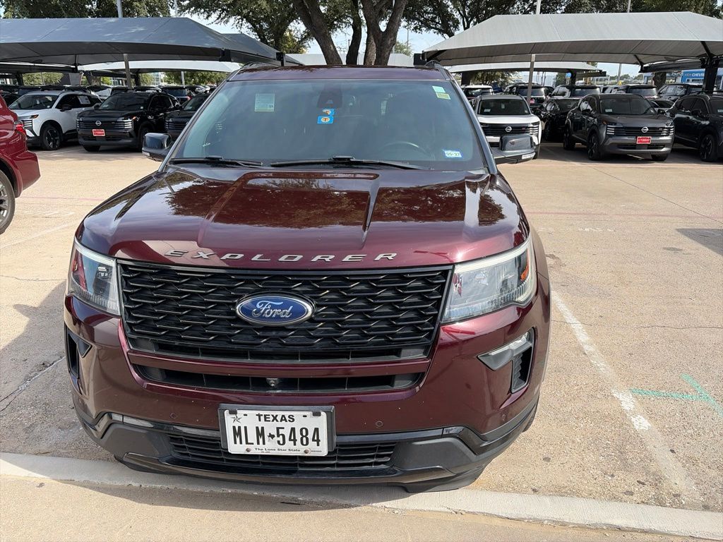 Red (Burgundy) 2018 Ford Explorer SUV / Crossover All-Wheel Drive 6-Speed Automatic