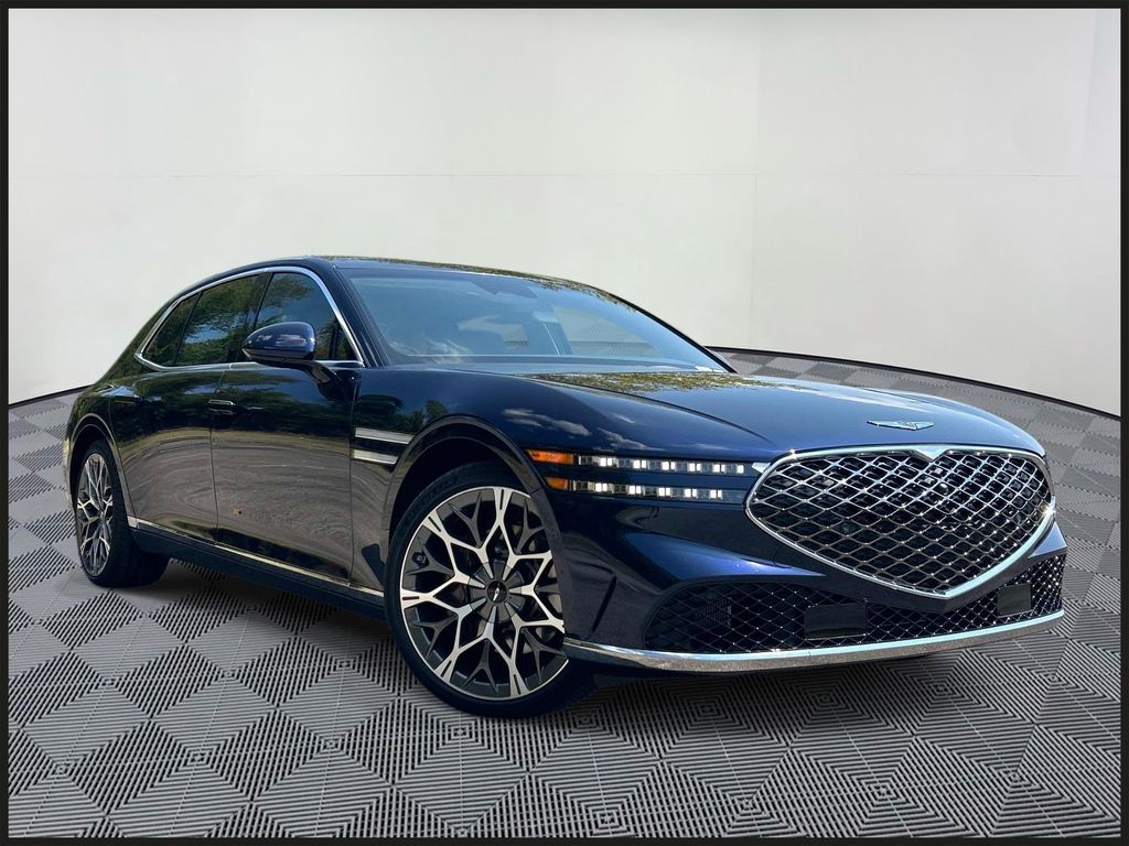 Capri Blue 2026 Genesis G90 Sedan All-Wheel Drive 8-Speed Automatic