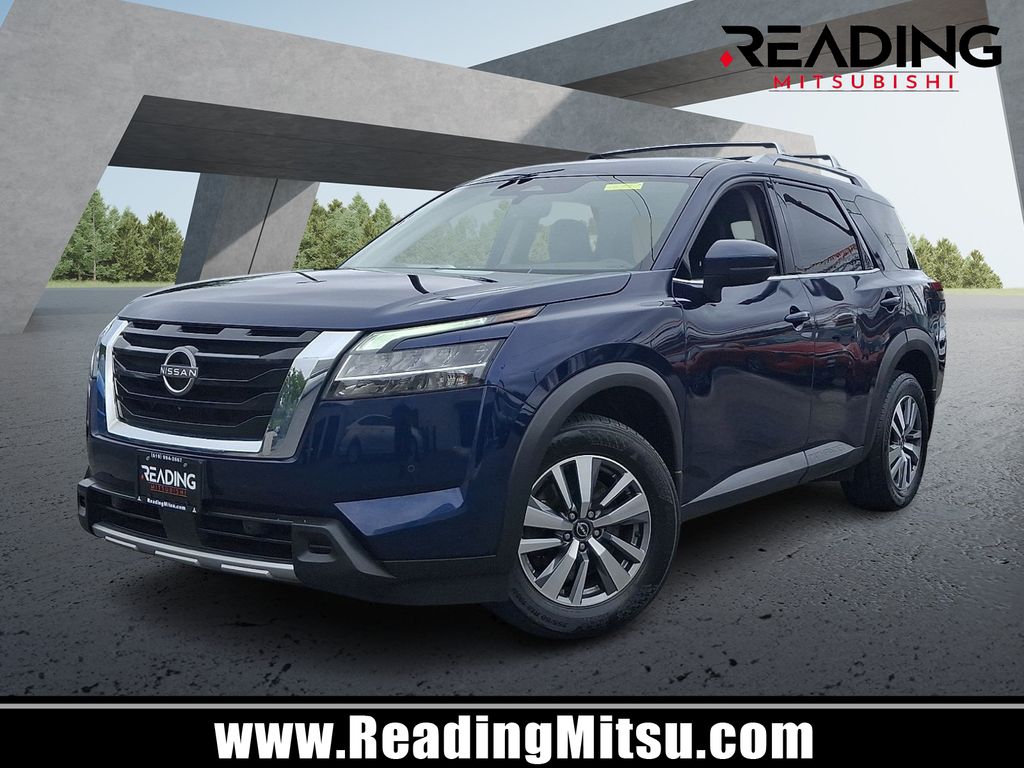 Deep Ocean Blue Pearl 2023 Nissan Pathfinder SUV / Crossover All-Wheel Drive 9-Speed Automatic