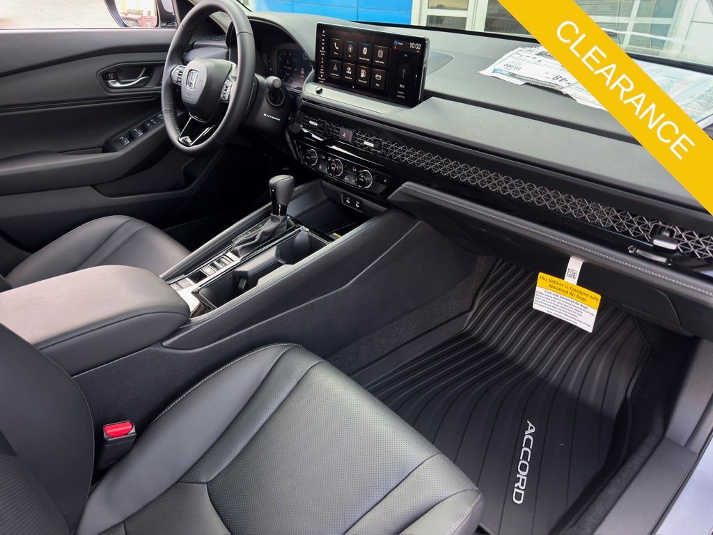 2025 Honda Accord Hybrid EX-L Silver at Classic Honda Galveston