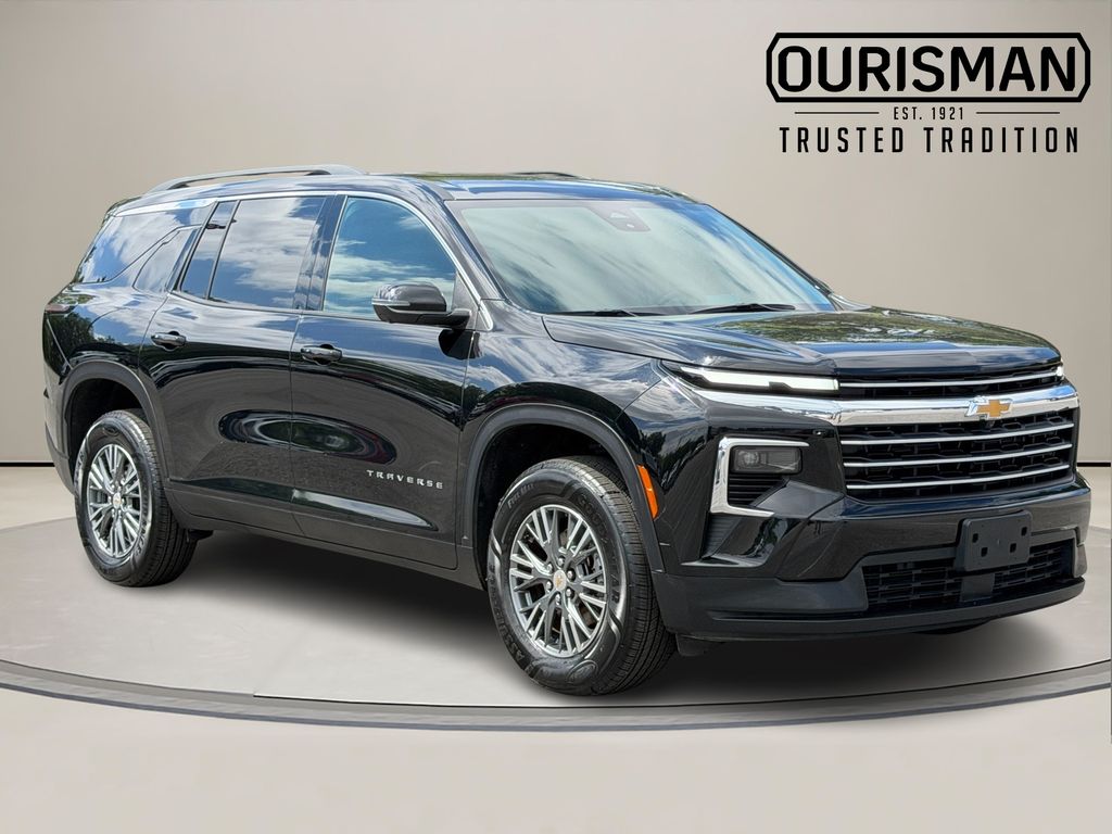 Black Metallic 2024 Chevrolet Traverse LT FWD SUV / Crossover Front-Wheel Drive 8-Speed Automatic