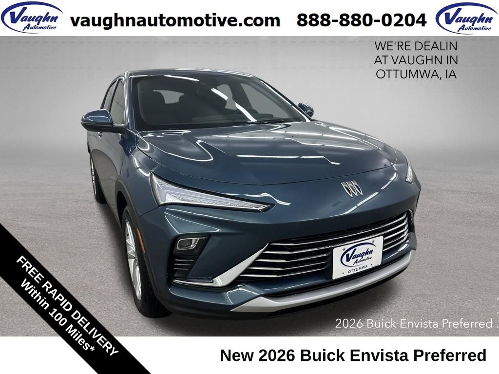 Ocean Blue Metallic 2026 Buick Envista SUV / Crossover Front-Wheel Drive 6-Speed Automatic