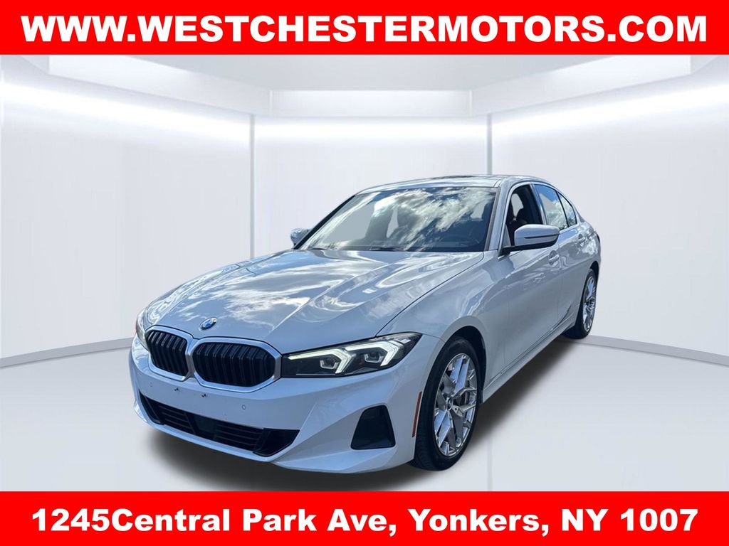 Alpine White 2025 BMW 3 Series Sedan All-Wheel Drive 8-Speed Automatic
