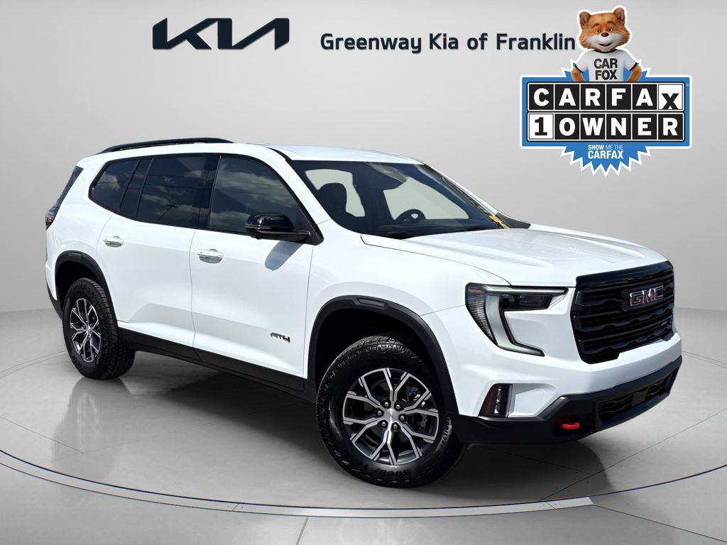 Summit White 2025 GMC Acadia SUV / Crossover Four-Wheel Drive 8-Speed Automatic