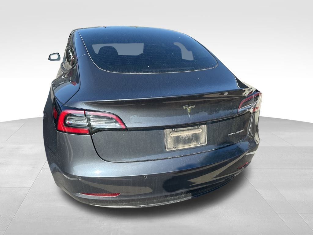 2022 Midnight Silver Metallic Tesla Model 3 Long Range AWD Sedan