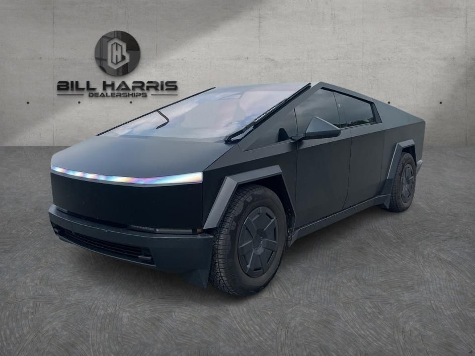 Black 2025 Tesla Cybertruck Pickup Truck All-Wheel Drive 1-Speed Automatic