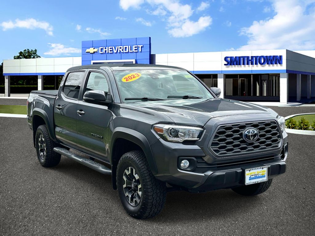 Magnetic Gray 2023 Toyota Tacoma TRD Off Road Double Cab 4WD Pickup Truck Four-Wheel Drive 6-Speed Automatic