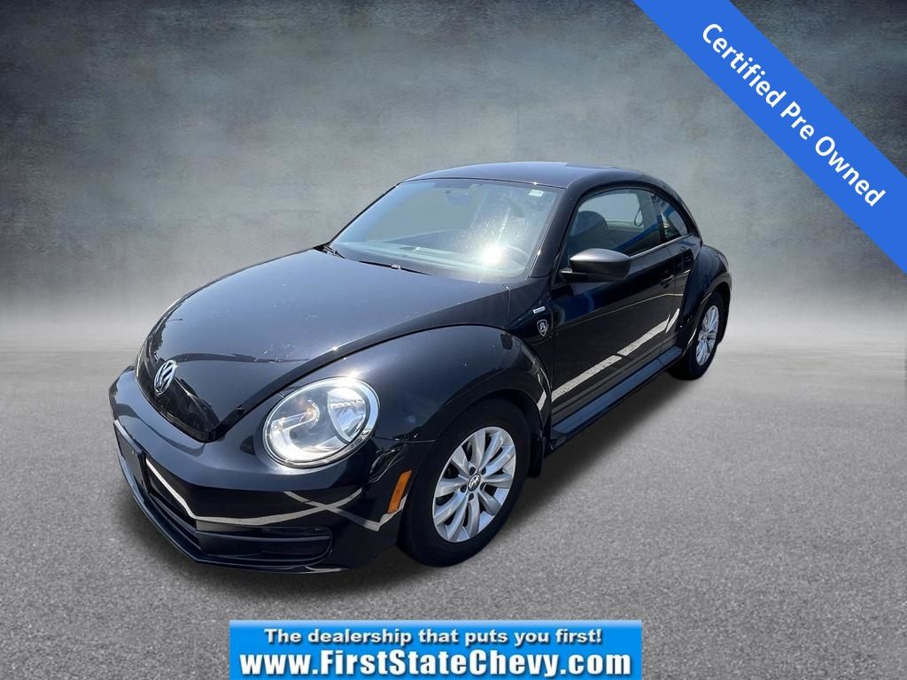 Deep Black 2016 Volkswagen Beetle Hatchback Front-Wheel Drive 6-Speed Automatic