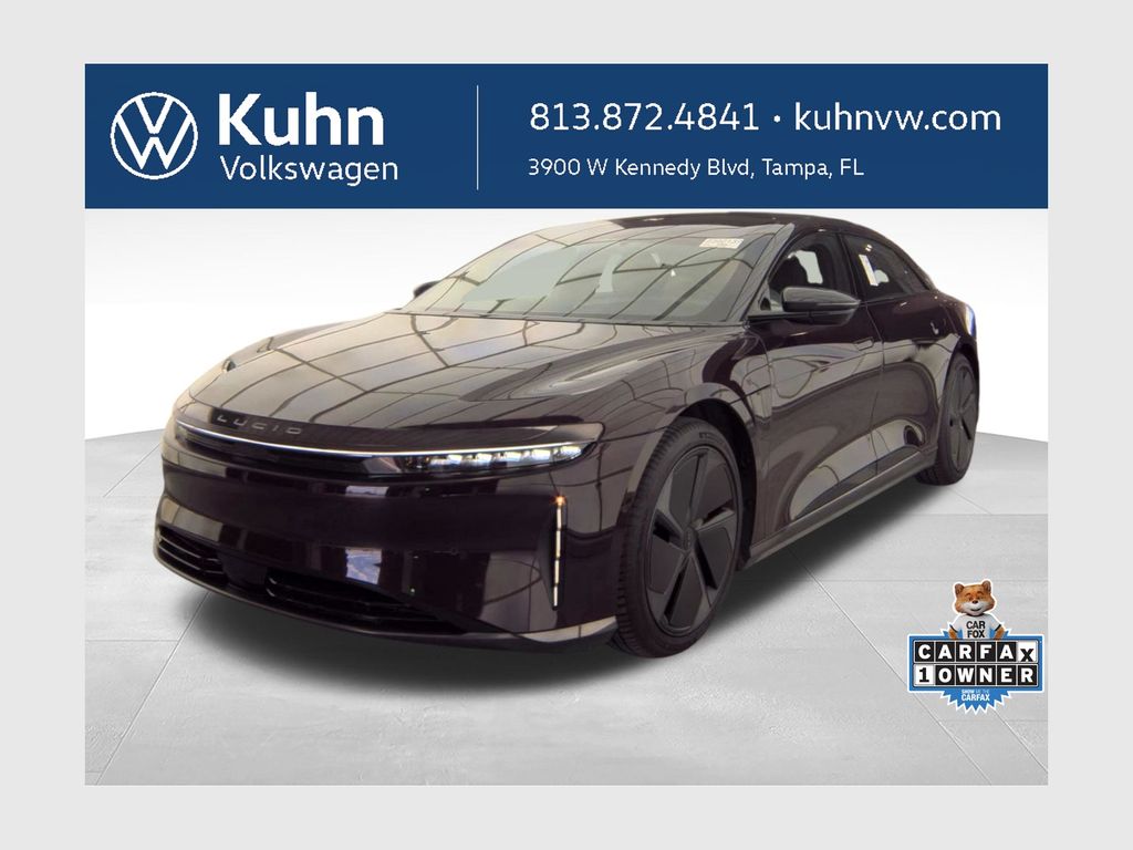 Zenith Red Metallic 2024 Lucid Air Sedan All-Wheel Drive 1-Speed Automatic