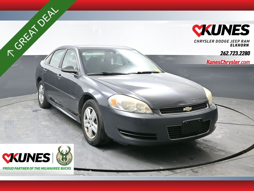 Cyber Gray Metallic 2010 Chevrolet Impala Sedan Front-Wheel Drive 4-Speed Automatic Overdrive
