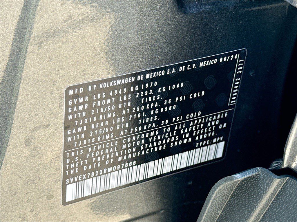 New 2024 Gray Volkswagen 1.5T SE image 34