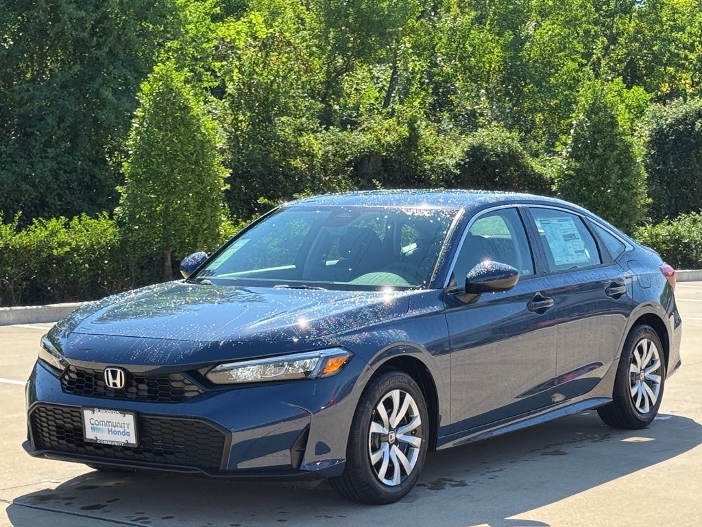 2026 Honda Civic LX Blue at Community Honda