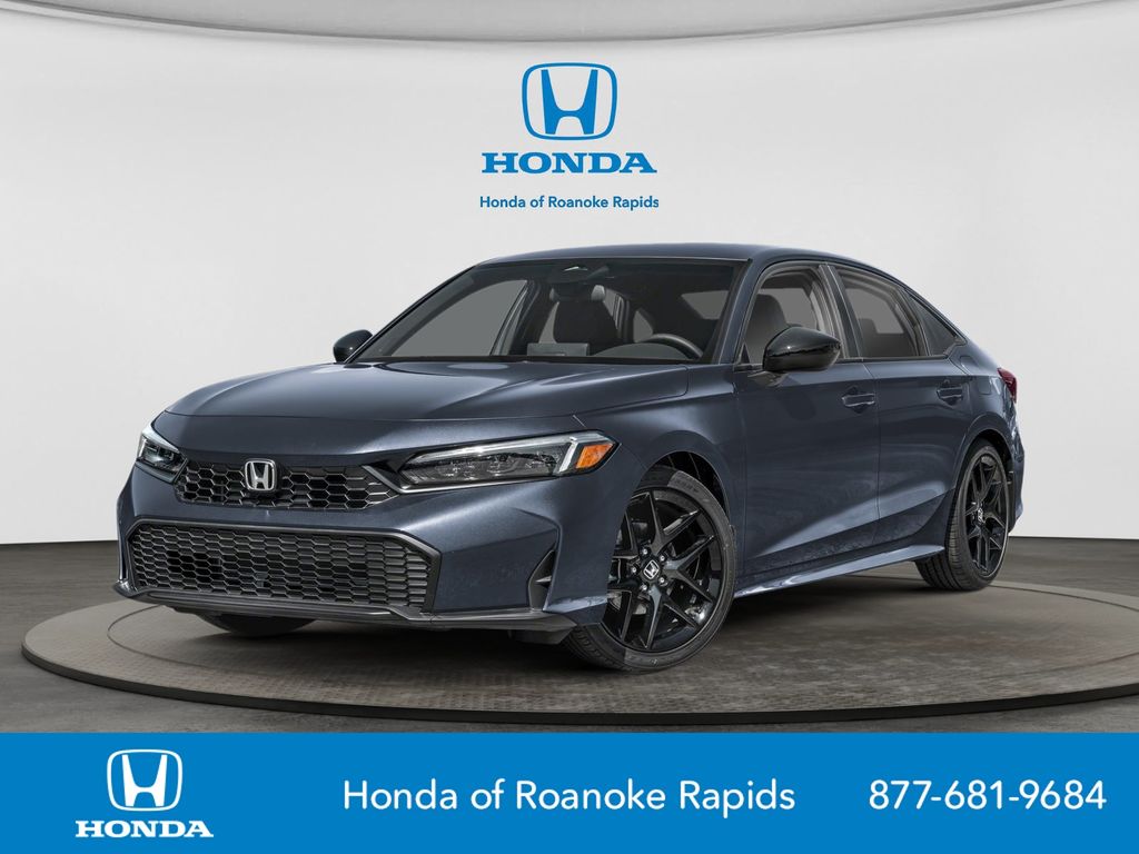 Meteorite Gray Metallic 2026 Honda Civic Sedan Front-Wheel Drive Continuously Variable Transmission