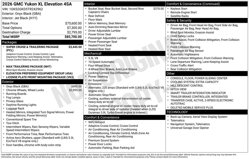 Certified Used 2026 Black GMC Elevation image 5