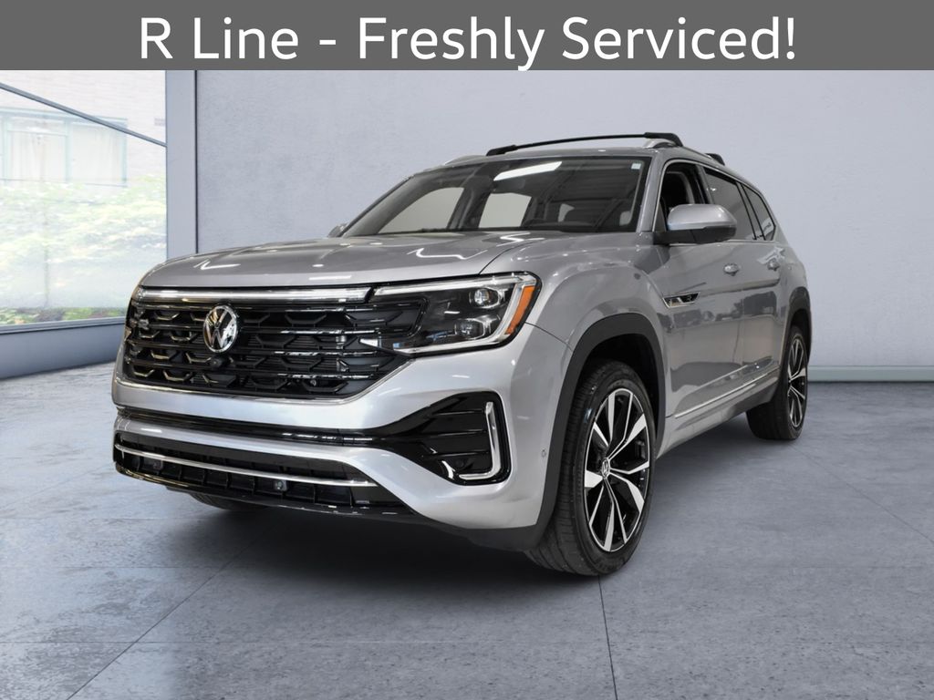 Silver Mist Metallic 2024 Volkswagen Atlas SEL Premium R-Line 4Motion SUV / Crossover All-Wheel Drive 8-Speed Automatic