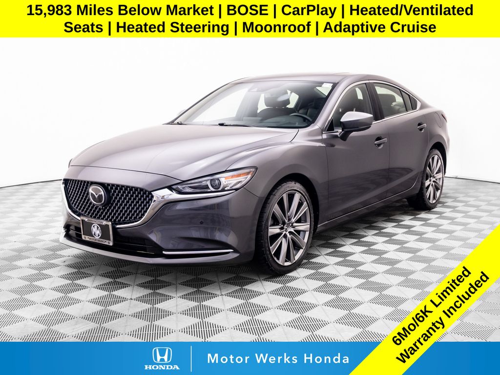 Machine Gray Metallic 2019 Mazda MAZDA6 Sedan Front-Wheel Drive 6-Speed Automatic