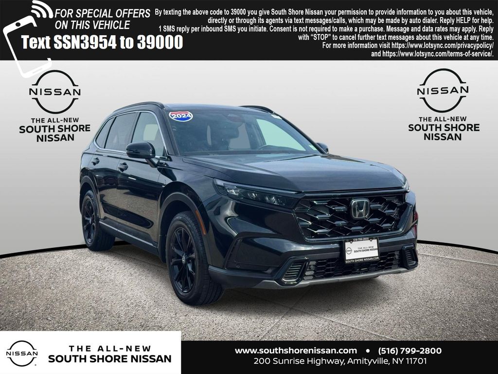 Crystal Black Pearl 2024 Honda CR-V Hybrid Sport-L AWD SUV / Crossover All-Wheel Drive Continuously Variable Transmission