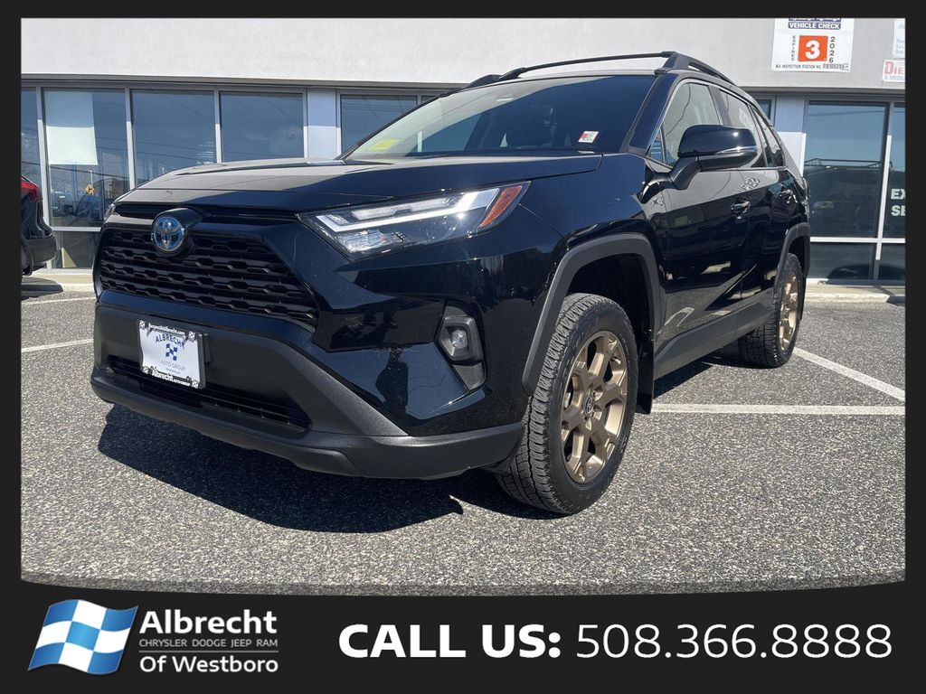 Midnight Black Metallic 2024 Toyota RAV4 Hybrid Woodland Edition AWD SUV / Crossover All-Wheel Drive Continuously Variable Transmission