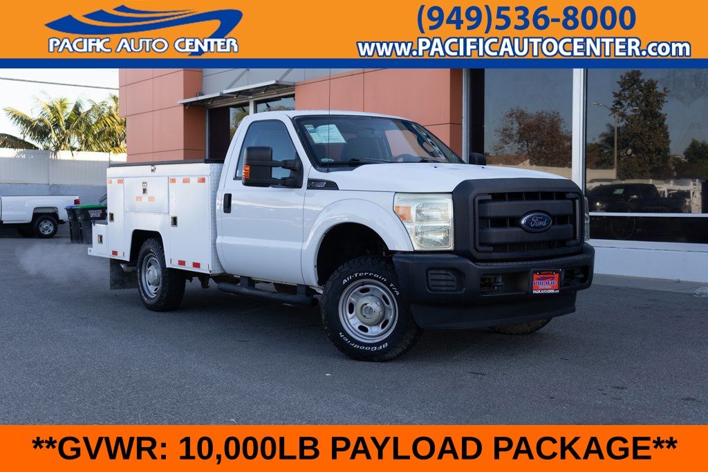 Oxford White 2015 Ford F-250 Super Duty Pickup Truck Four-Wheel Drive 6-Speed Automatic