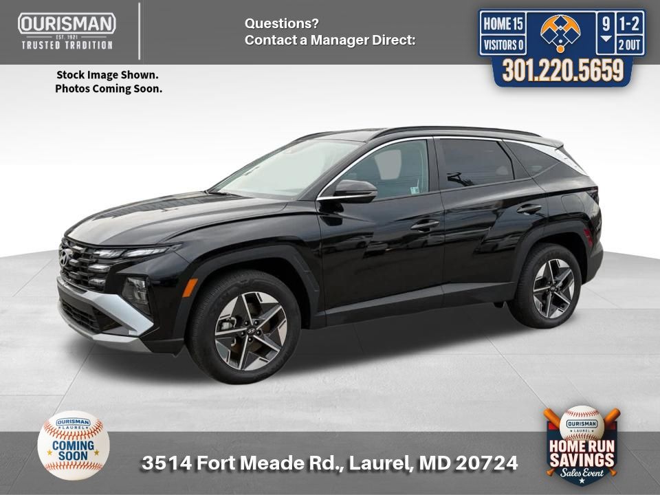 Phantom Black 2025 Hyundai Tucson SEL AWD SUV / Crossover All-Wheel Drive 8-Speed Automatic