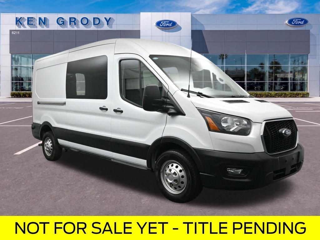 Oxford White 2023 Ford Transit Passenger Van