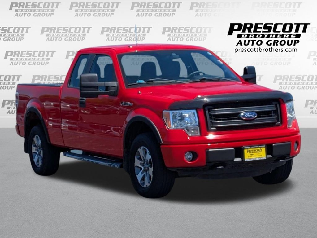 Race Red 2014 Ford F-150 STX SuperCab 4WD Pickup Truck Four-Wheel Drive 6-Speed Automatic