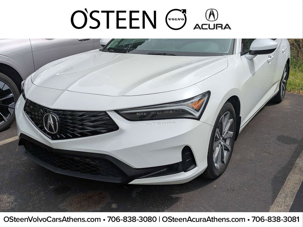 Platinum White Pearl 2025 Acura Integra FWD Sedan Front-Wheel Drive Continuously Variable Transmission