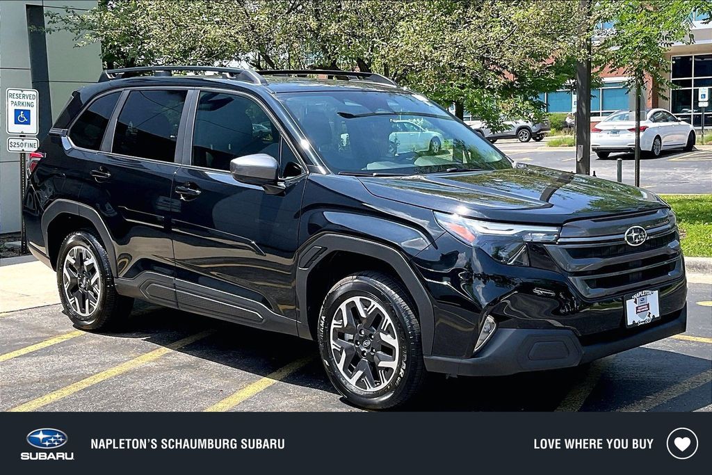 Crystal Black Silica 2026 Subaru Forester SUV / Crossover All-Wheel Drive Continuously Variable Transmission