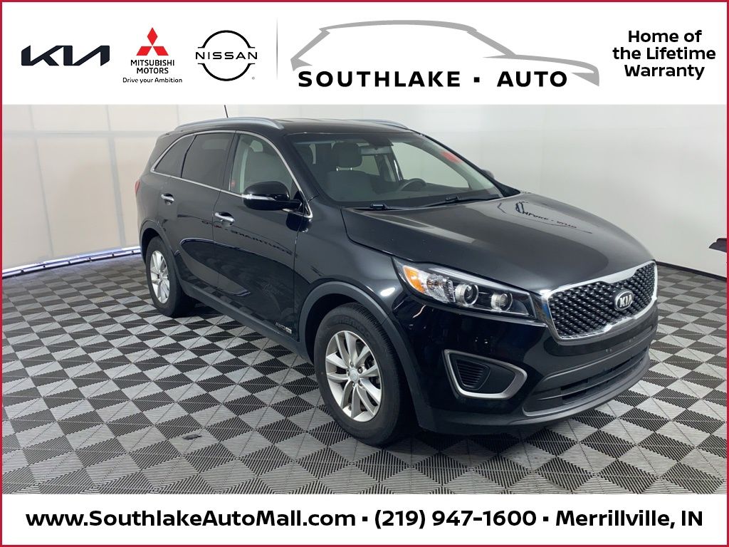 Ebony Black 2016 Kia Sorento LX V6 AWD SUV / Crossover All-Wheel Drive 6-Speed Automatic