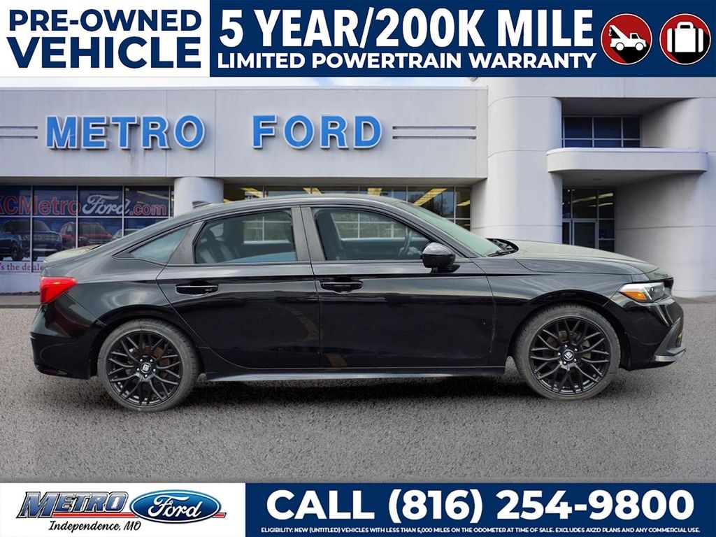 Used 2022 Honda Civic Sport with VIN 2HGFE2F54NH593327 for sale in Kansas City