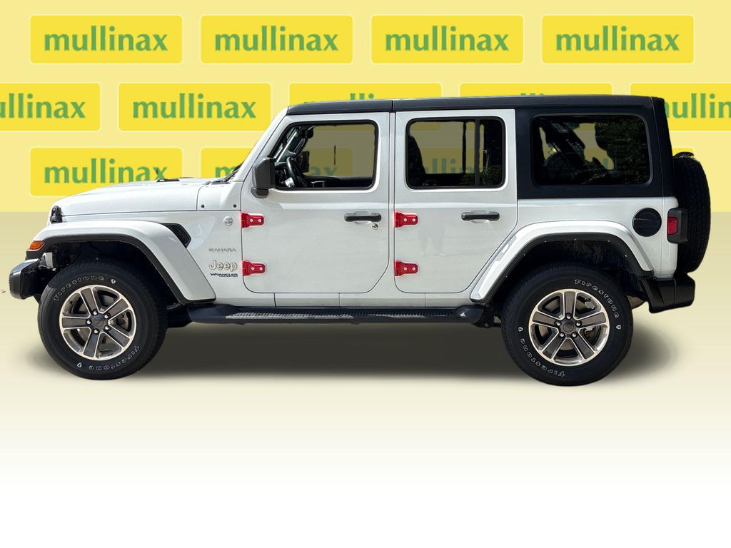 Certified Used 2021 White Jeep Unlimited Sahara image 10