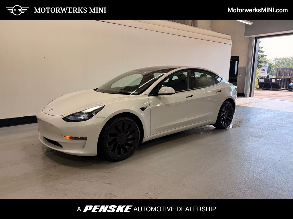 2022 Tesla Model 3 Performance Hero Image