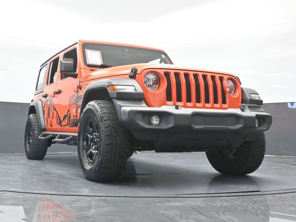Used 2018 Punkn Metallic Clearcoat Jeep Unlimited Sport image 60