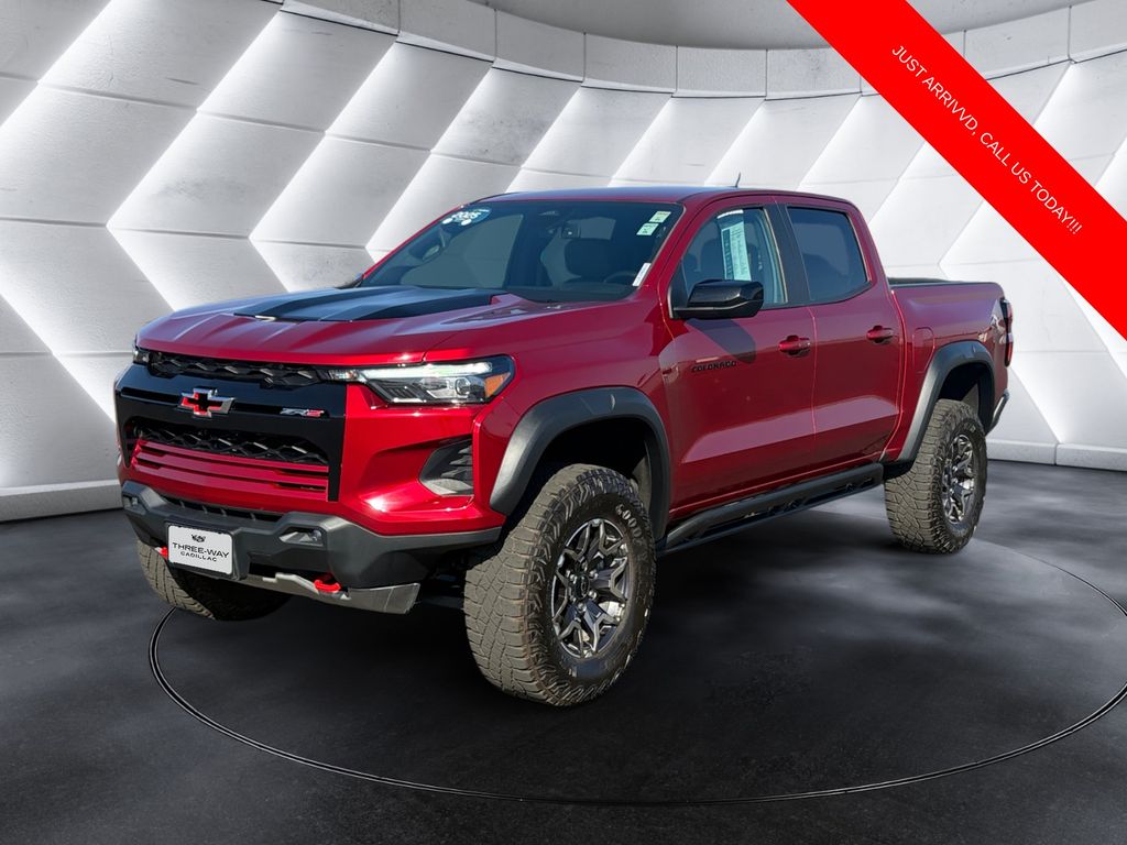 Radiant Red Tintcoat 2025 Chevrolet Colorado ZR2 Crew Cab 4WD Pickup Truck Four-Wheel Drive 8-Speed Automatic