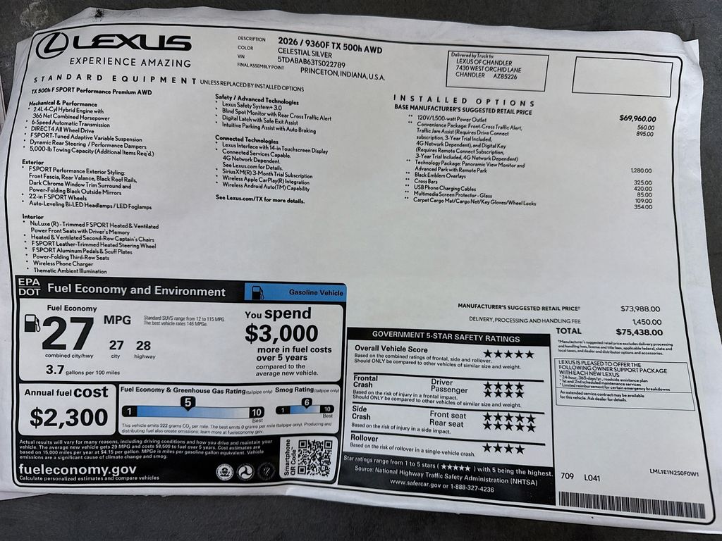 Thumbnail: 2026 Lexus TX - 9