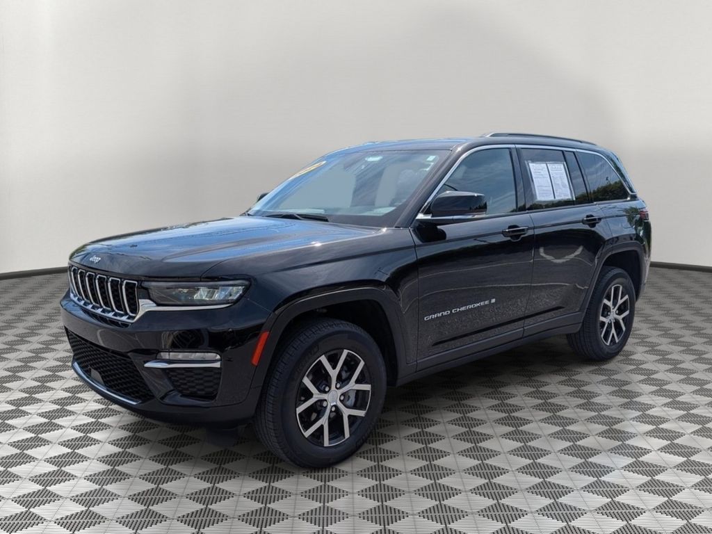 Diamond Black 2024 Jeep Grand Cherokee SUV / Crossover Four-Wheel Drive 8-Speed Automatic