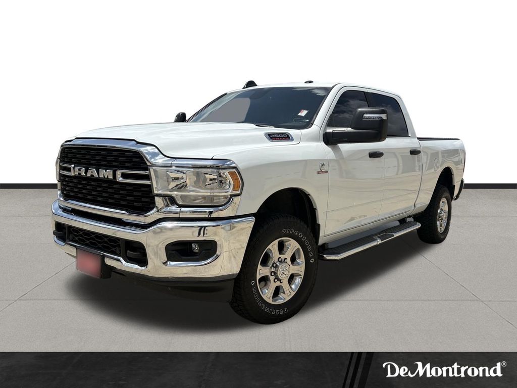 2023 Ram 2500 Big Horn White at North Houston Mitsubishi