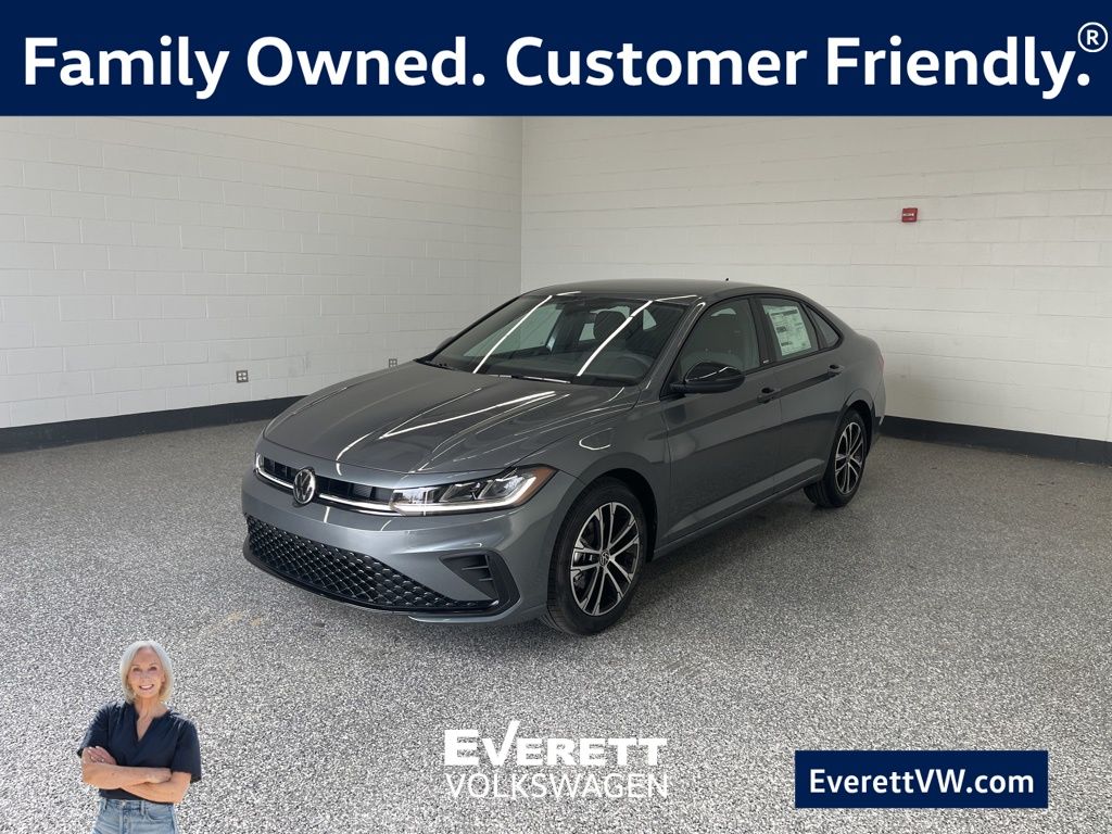 Platinum Gray Metallic 2026 Volkswagen Jetta Sedan Front-Wheel Drive 8-Speed Automatic