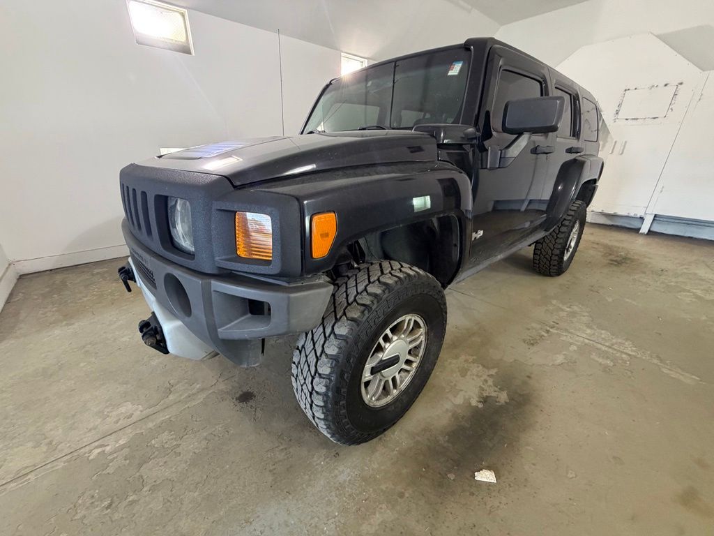 Black 2008 Hummer H3 SUV / Crossover Four-Wheel Drive 5-Speed Manual Overdrive