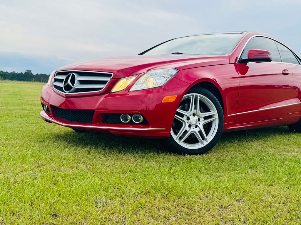 Red 2011 Mercedes-Benz E-Class E 350 Coupe Coupe Rear-Wheel Drive 7-Speed Automatic