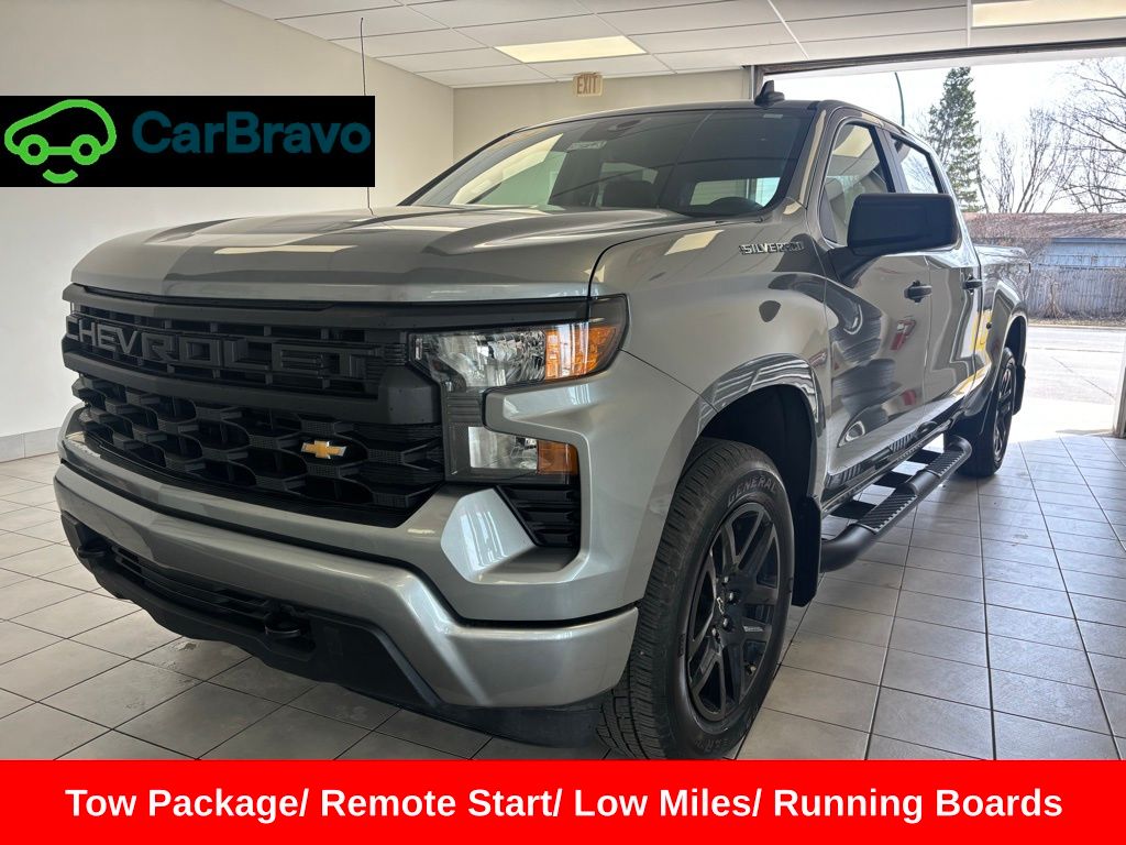 Sterling Gray Metallic 2024 Chevrolet Silverado 1500 Pickup Truck Four-Wheel Drive 8-Speed Automatic