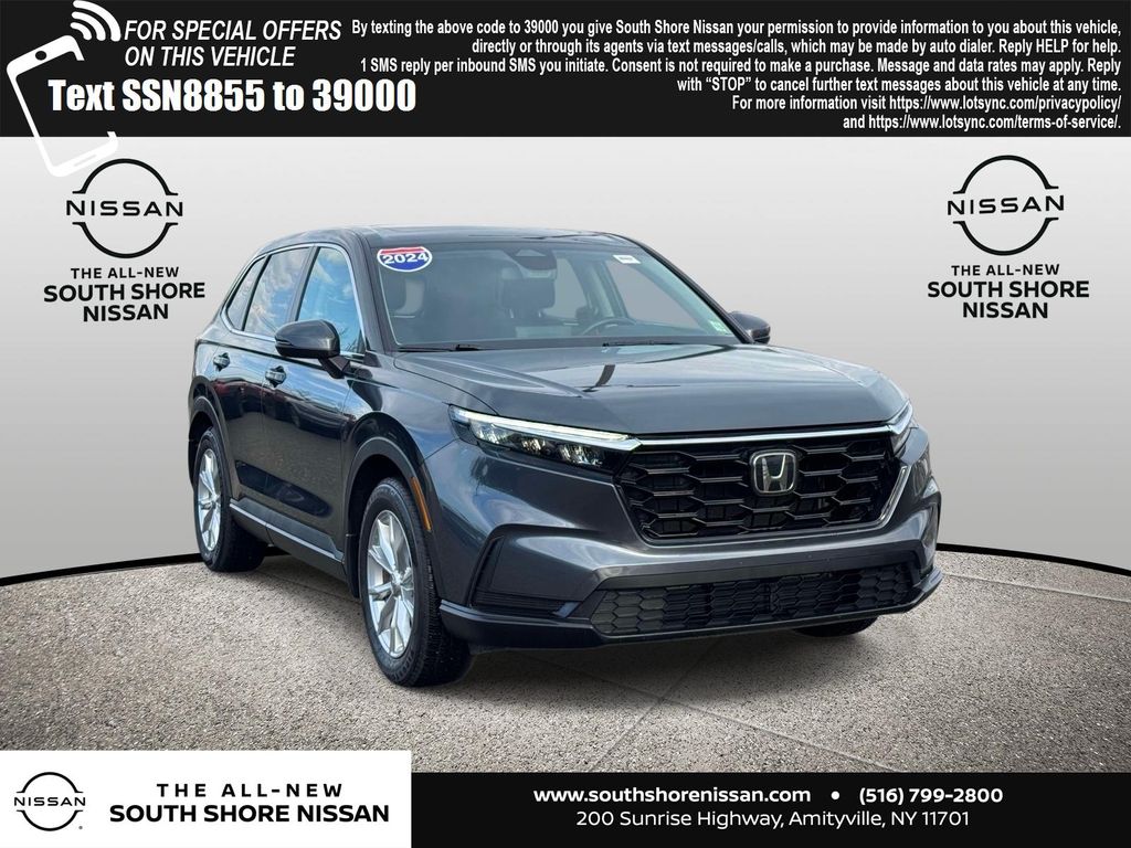 Meteorite Gray Metallic 2024 Honda CR-V EX FWD SUV / Crossover Front-Wheel Drive Continuously Variable Transmission