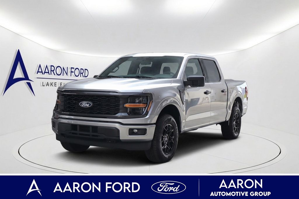 Silver Metallic 2025 Ford F-150 Pickup Truck Four-Wheel Drive Automatic